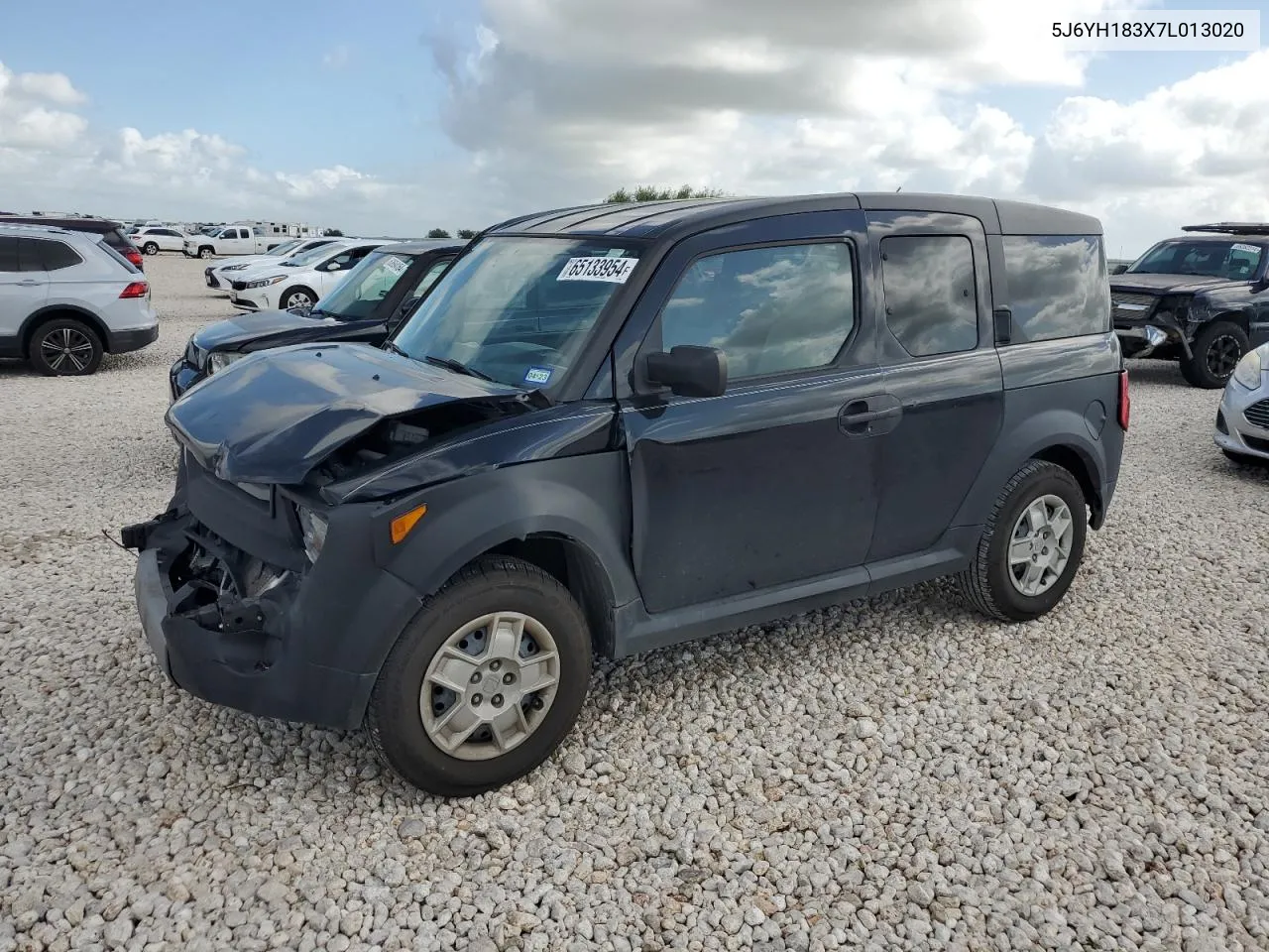 2007 Honda Element Lx VIN: 5J6YH183X7L013020 Lot: 65133954