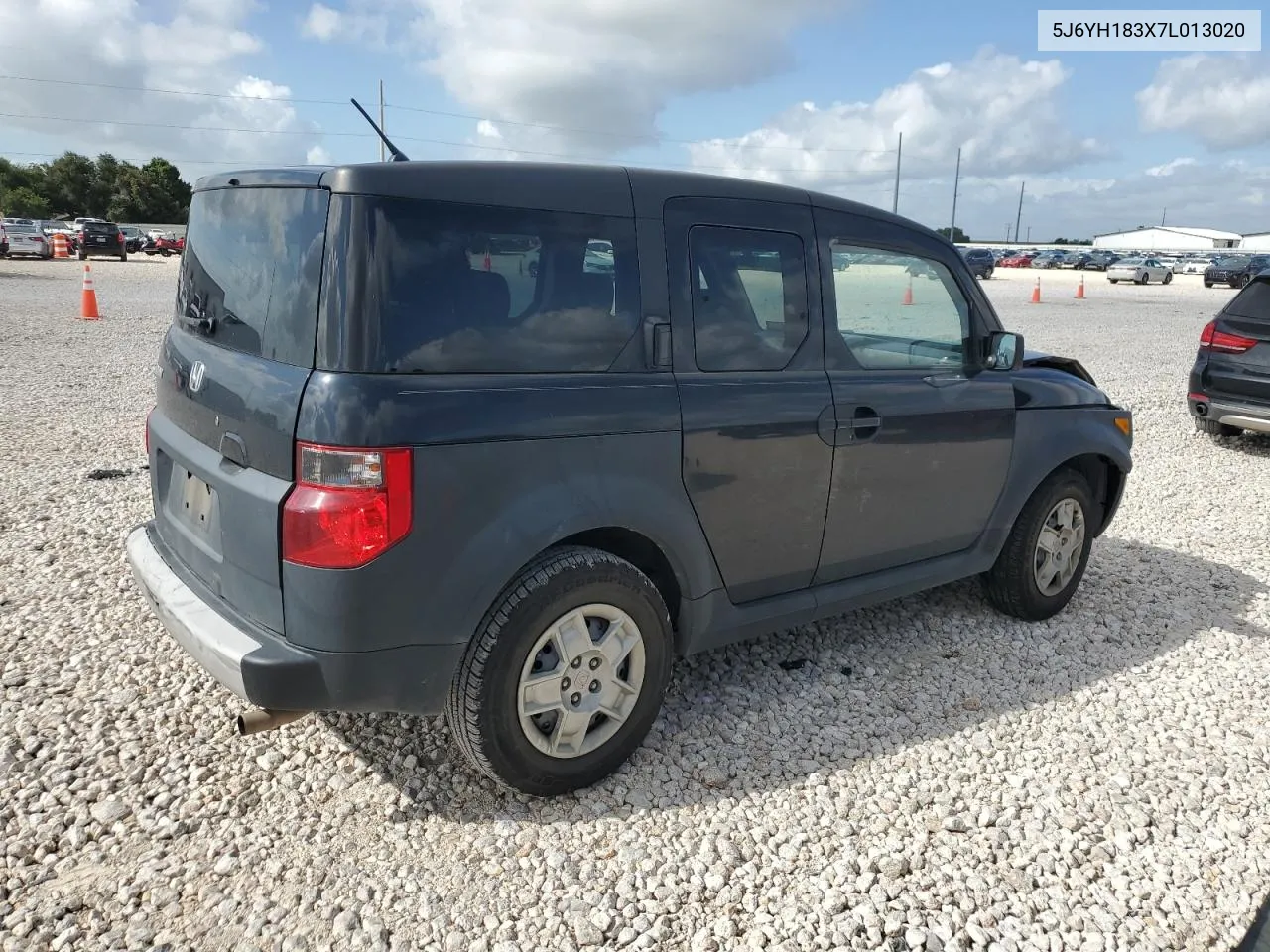 2007 Honda Element Lx VIN: 5J6YH183X7L013020 Lot: 65133954