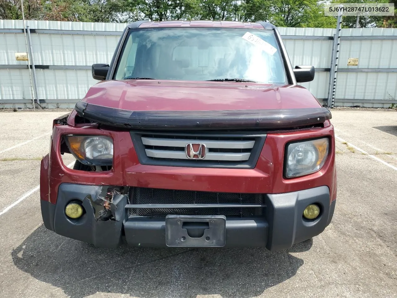 2007 Honda Element Ex VIN: 5J6YH28747L013622 Lot: 66404204