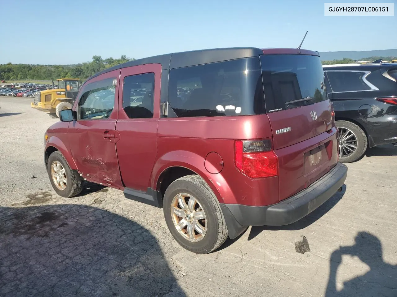 2007 Honda Element Ex VIN: 5J6YH28707L006151 Lot: 68361344