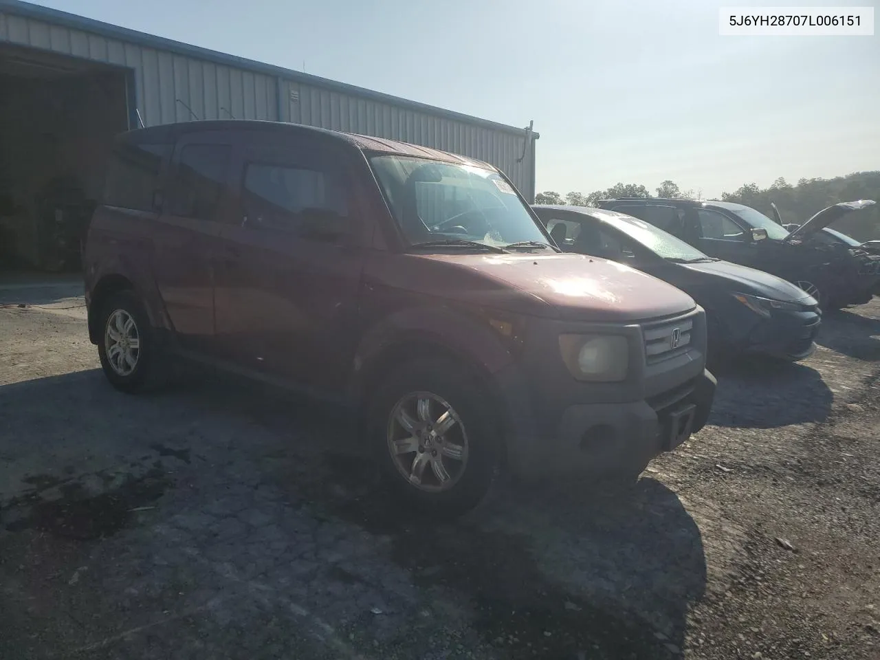 2007 Honda Element Ex VIN: 5J6YH28707L006151 Lot: 68361344