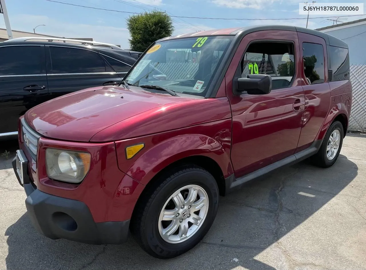 5J6YH18787L000060 2007 Honda Element Ex