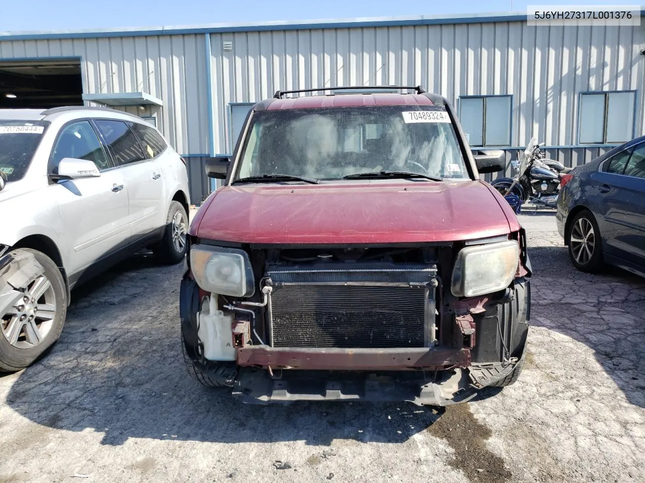 2007 Honda Element Lx VIN: 5J6YH27317L001376 Lot: 70489324