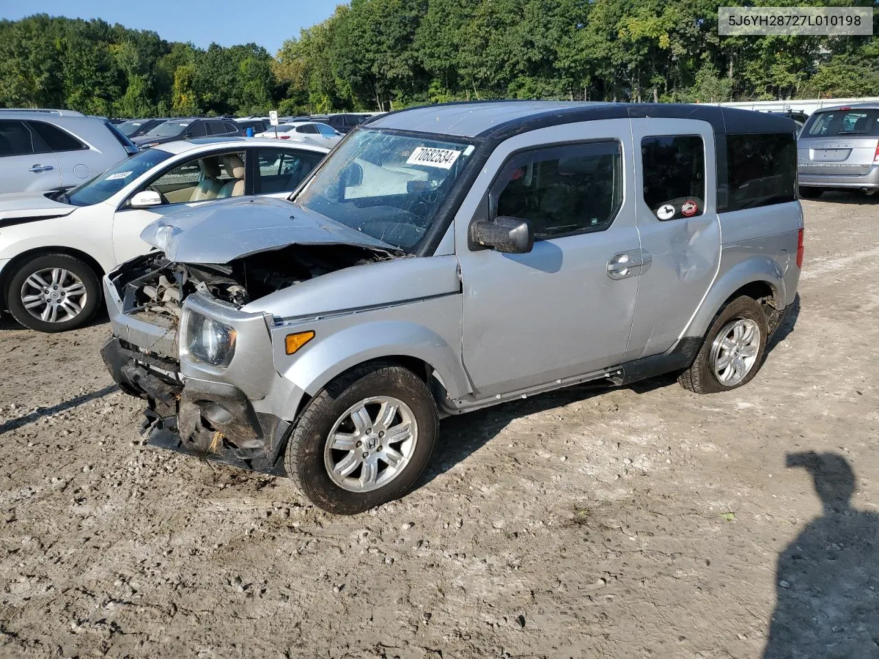 2007 Honda Element Ex VIN: 5J6YH28727L010198 Lot: 70682534