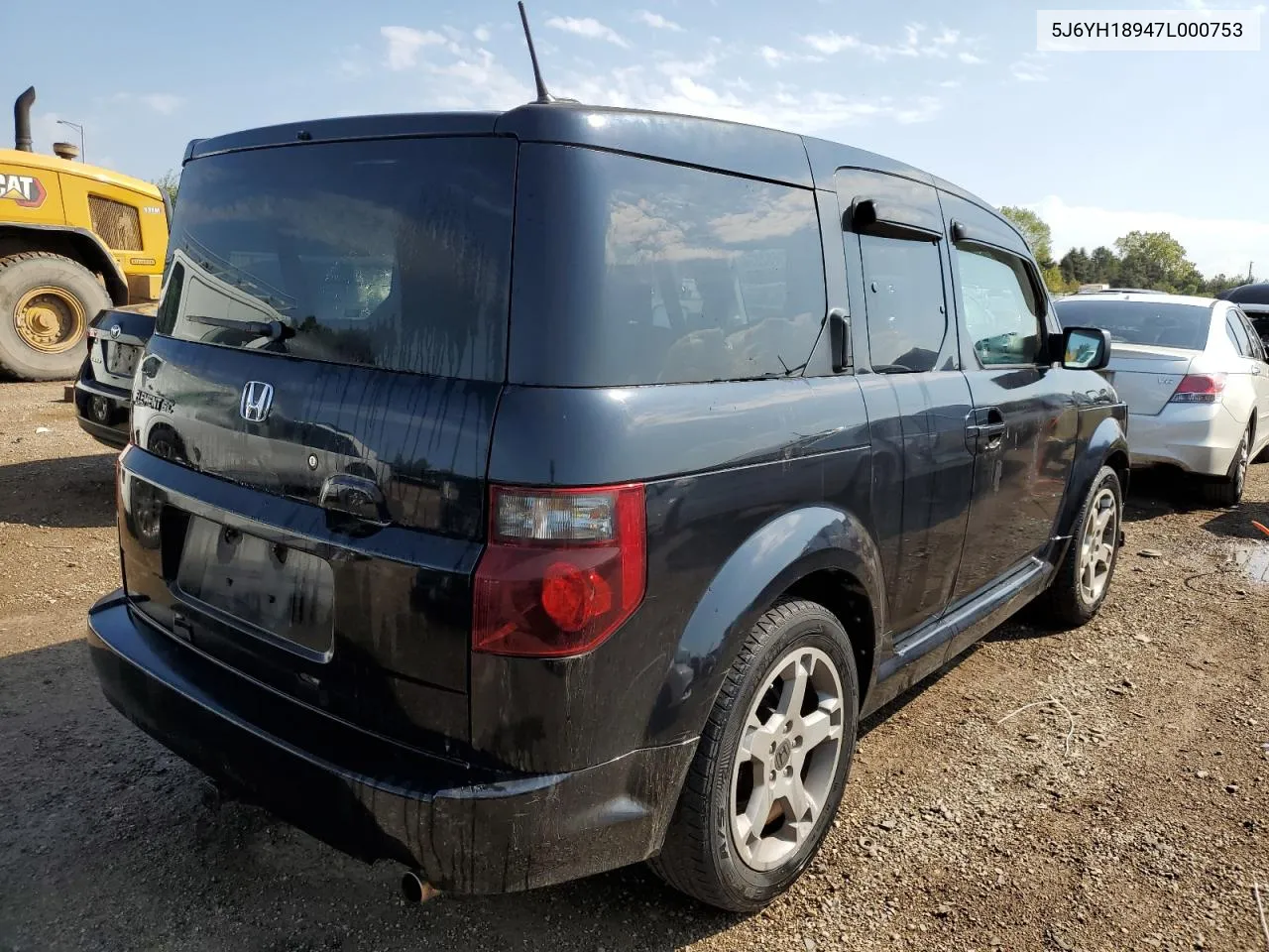 2007 Honda Element Sc VIN: 5J6YH18947L000753 Lot: 71602874