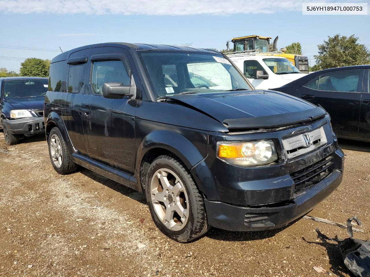 2007 Honda Element Sc VIN: 5J6YH18947L000753 Lot: 71602874