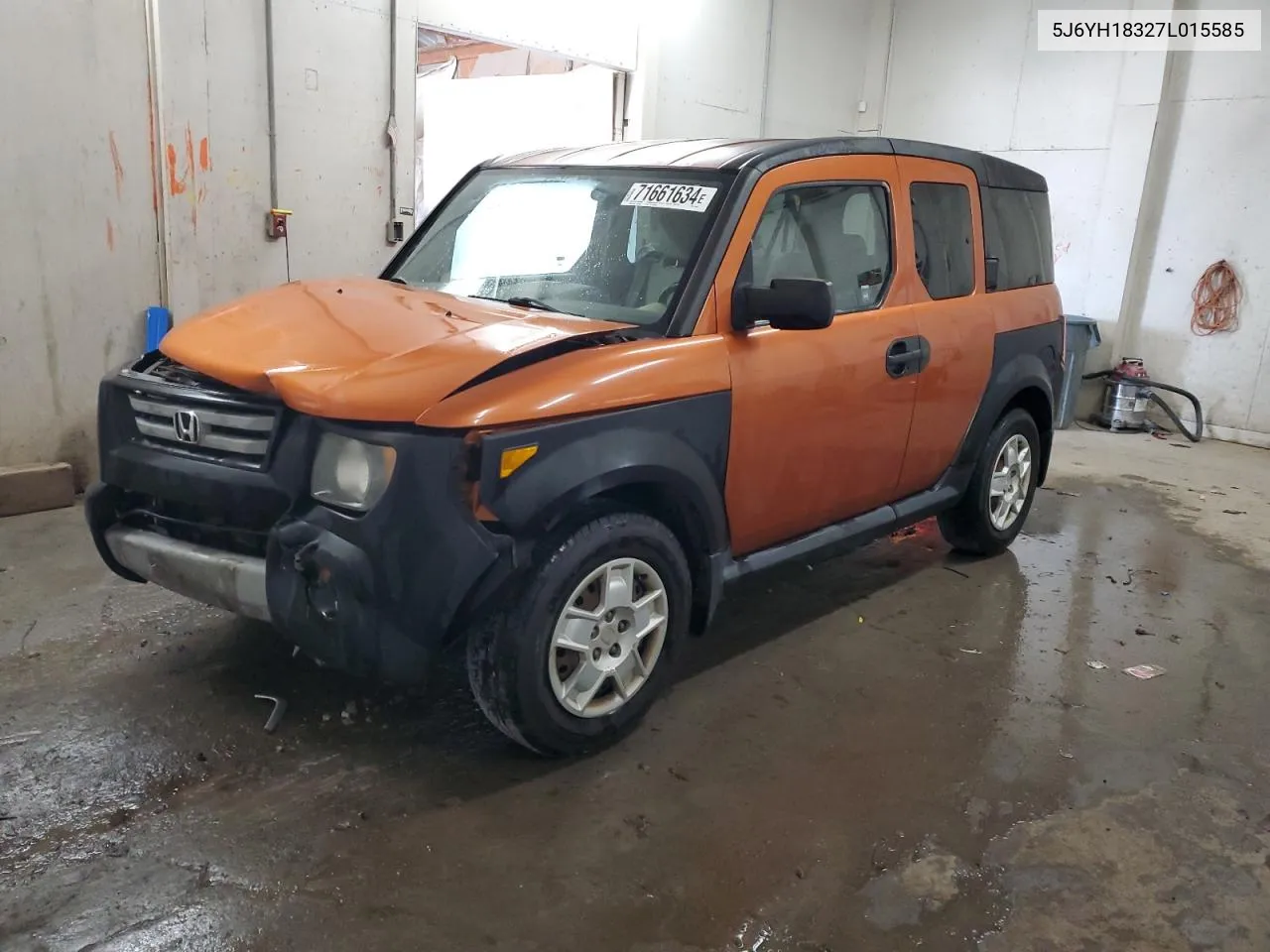 2007 Honda Element Lx VIN: 5J6YH18327L015585 Lot: 71661634