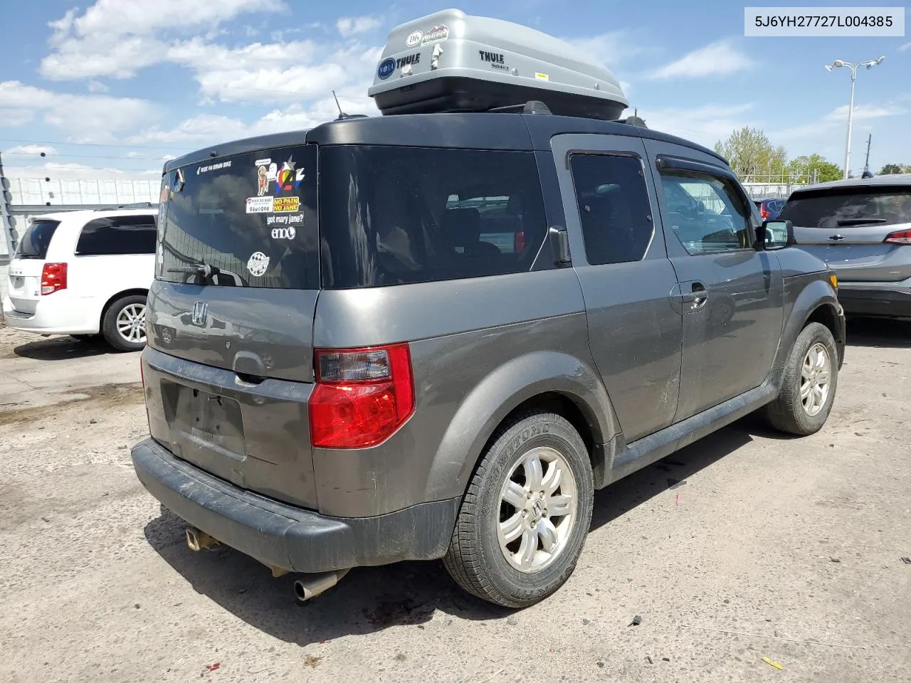 2007 Honda Element Ex VIN: 5J6YH27727L004385 Lot: 71957584