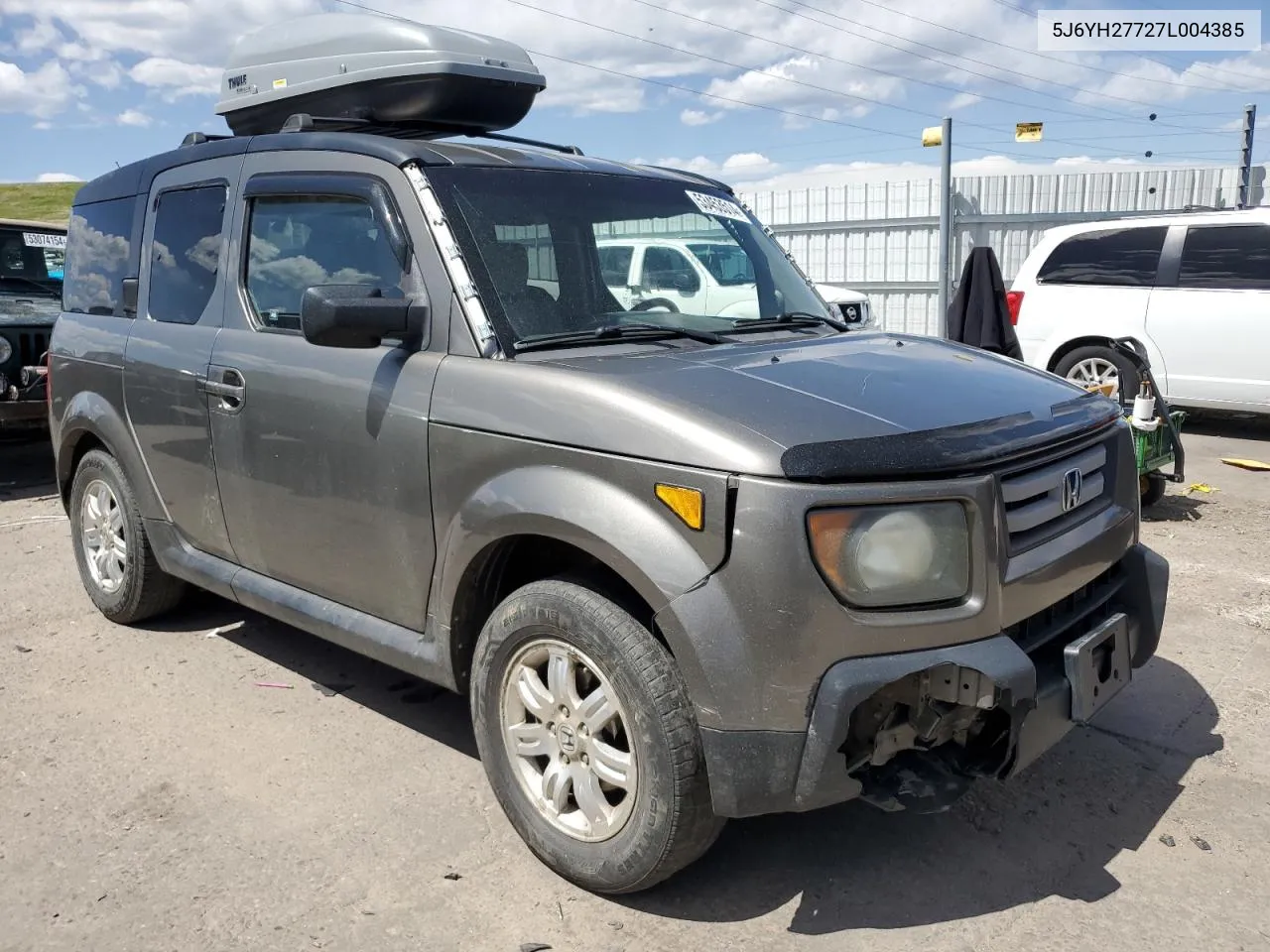 2007 Honda Element Ex VIN: 5J6YH27727L004385 Lot: 71957584