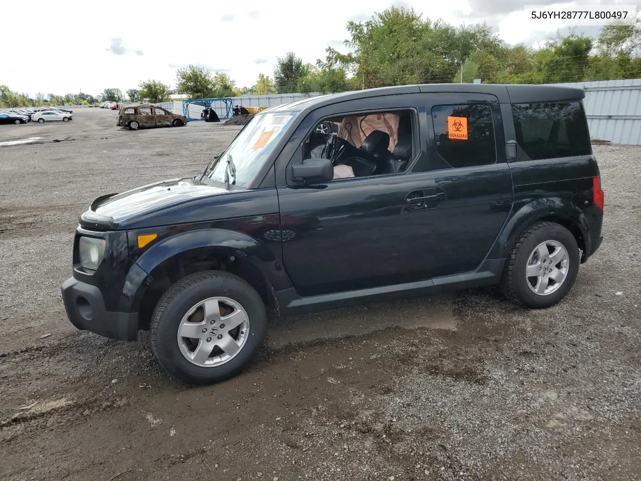 2007 Honda Element Ex VIN: 5J6YH28777L800497 Lot: 72812094