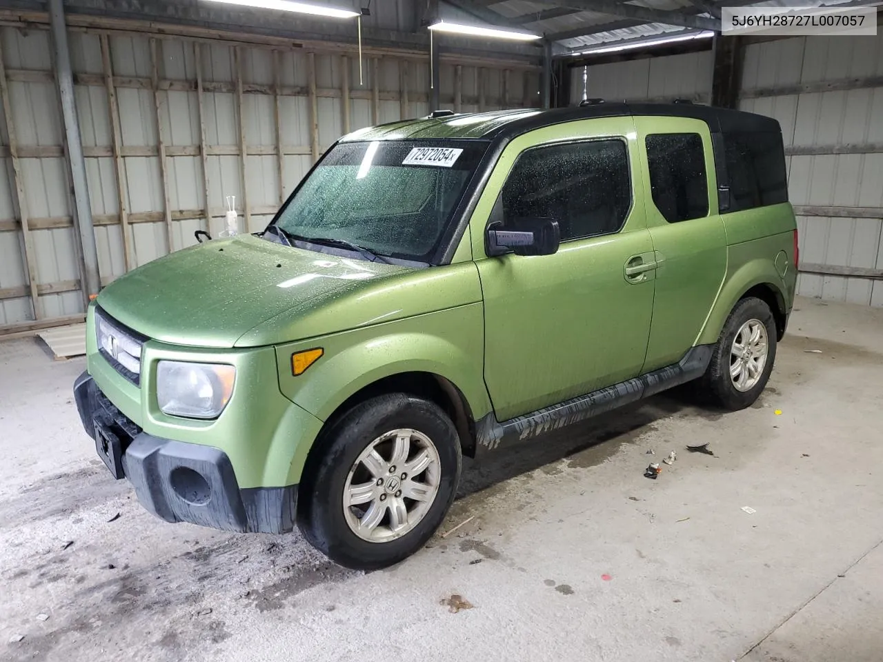 2007 Honda Element Ex VIN: 5J6YH28727L007057 Lot: 72972054