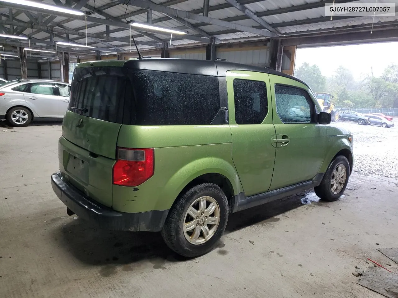 2007 Honda Element Ex VIN: 5J6YH28727L007057 Lot: 72972054