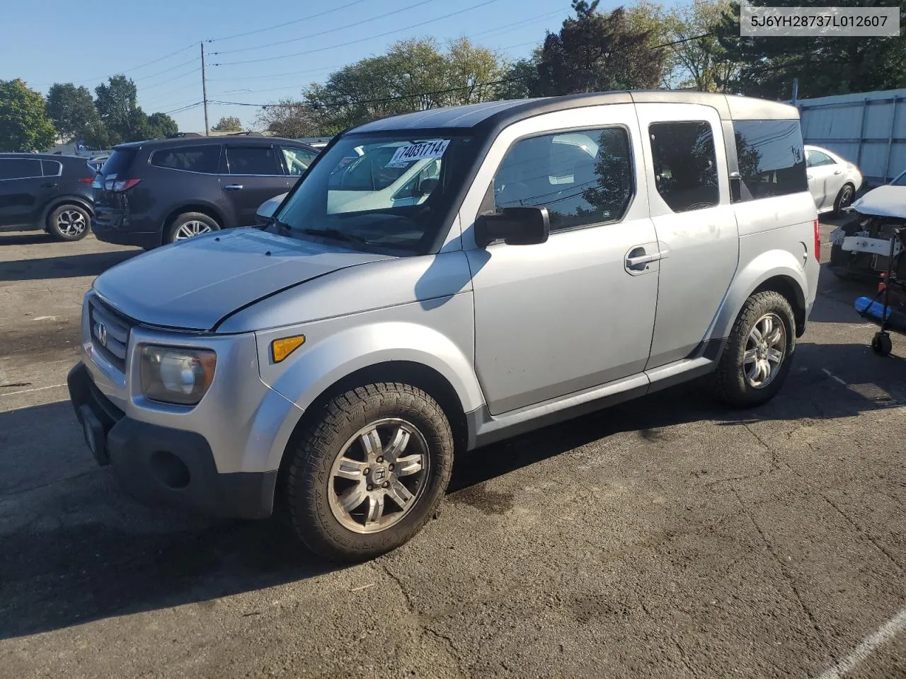 2007 Honda Element Ex VIN: 5J6YH28737L012607 Lot: 74031714