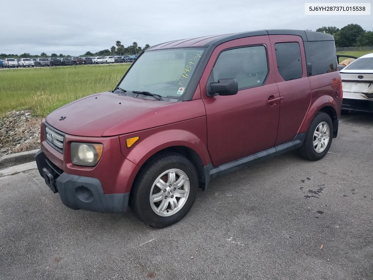 2007 Honda Element Ex VIN: 5J6YH28737L015538 Lot: 74193934