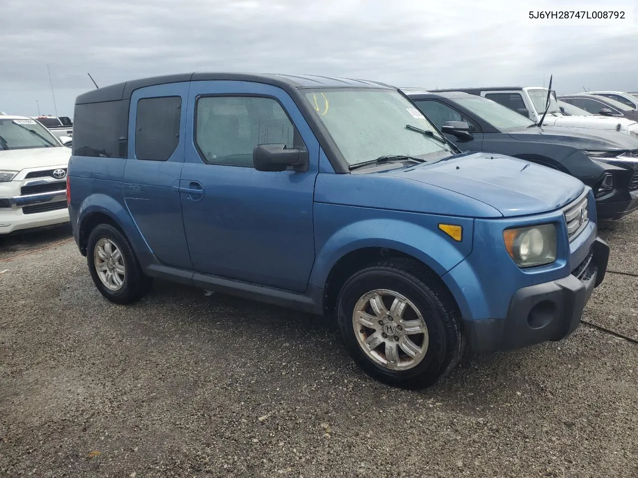 5J6YH28747L008792 2007 Honda Element Ex