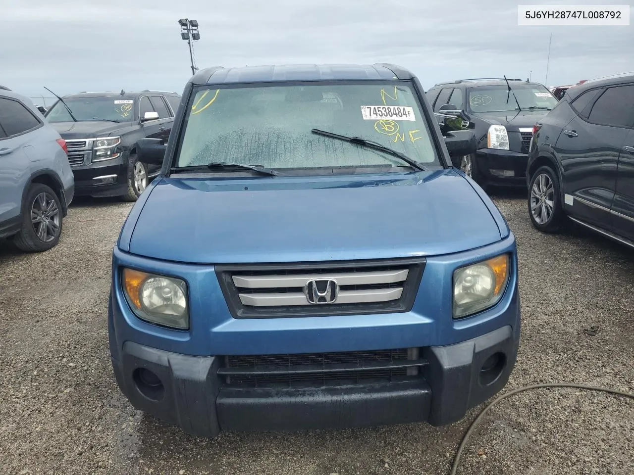 2007 Honda Element Ex VIN: 5J6YH28747L008792 Lot: 74538484