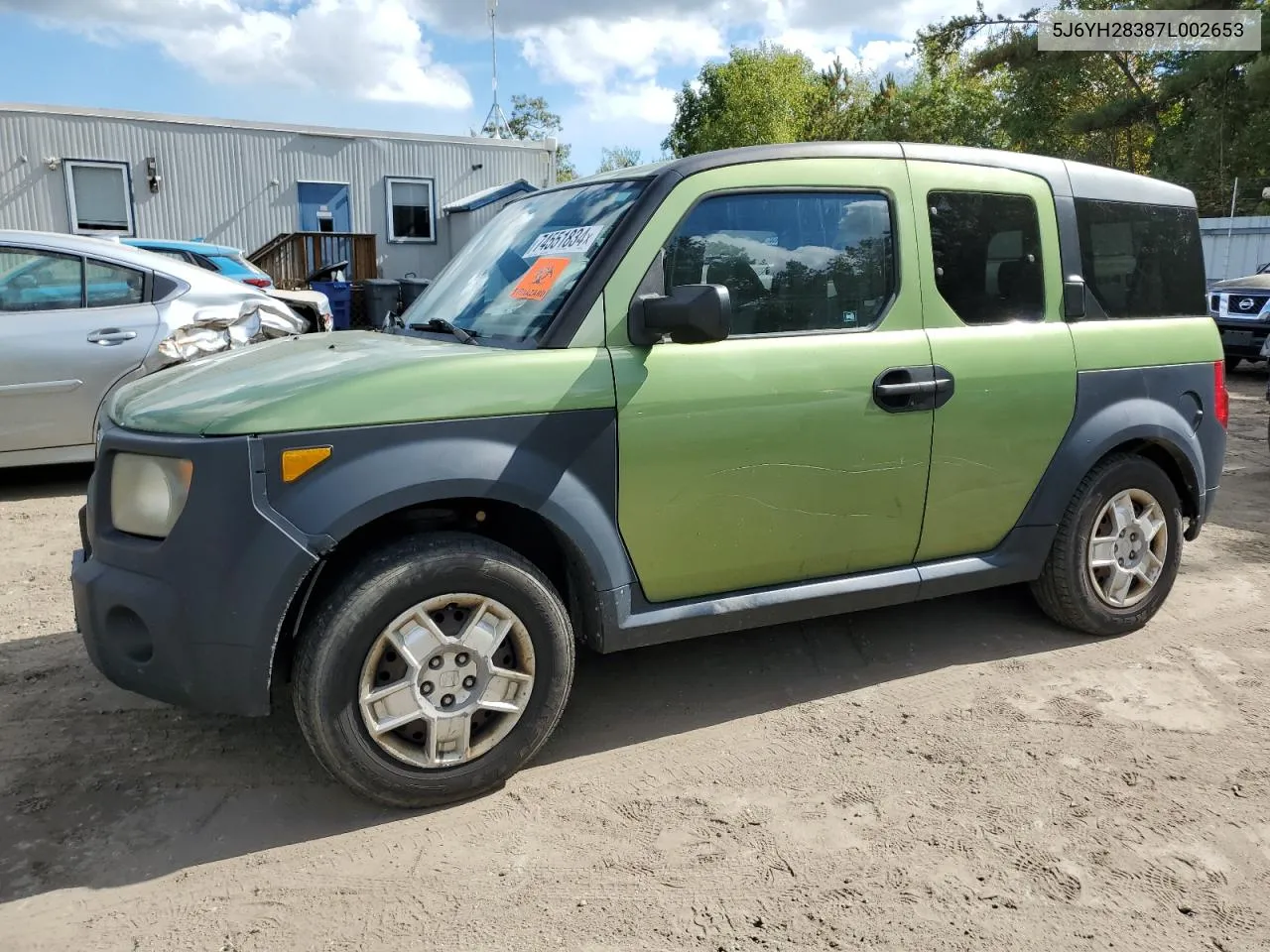 2007 Honda Element Lx VIN: 5J6YH28387L002653 Lot: 74551834