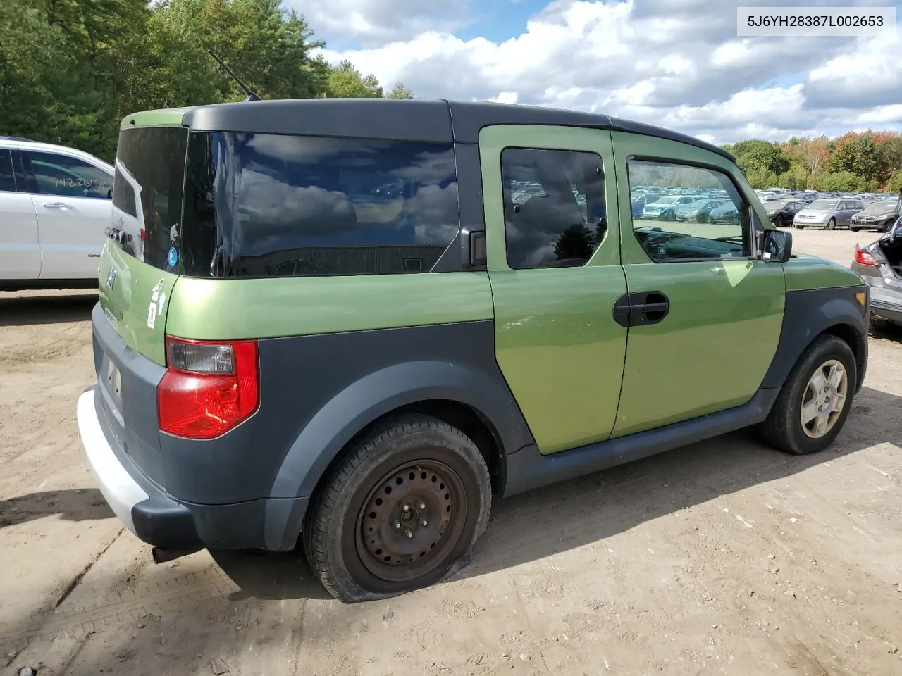 2007 Honda Element Lx VIN: 5J6YH28387L002653 Lot: 74551834