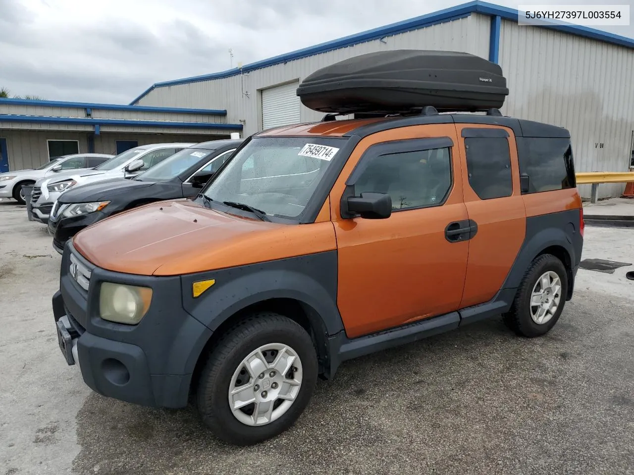 2007 Honda Element Lx VIN: 5J6YH27397L003554 Lot: 75459714