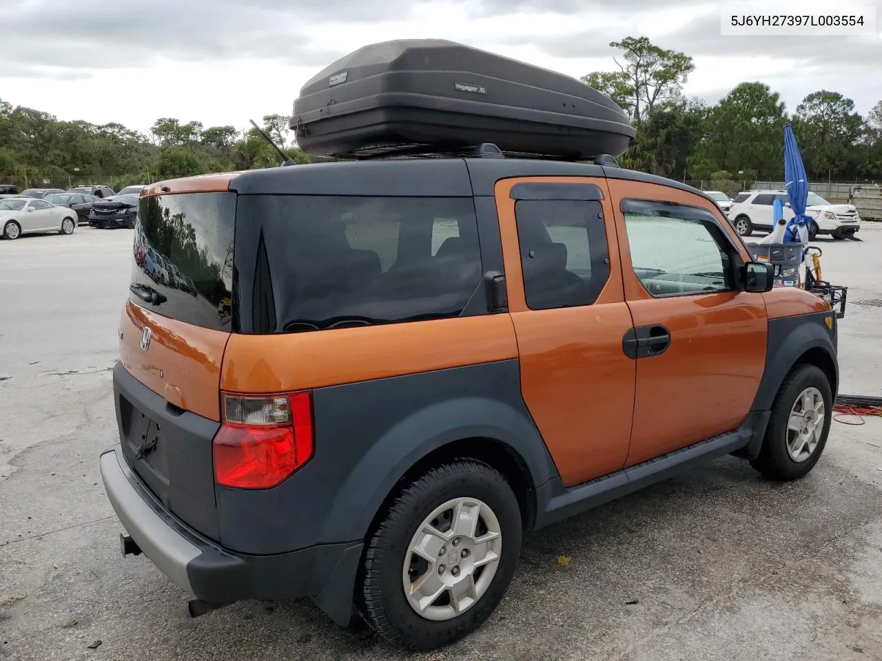 2007 Honda Element Lx VIN: 5J6YH27397L003554 Lot: 75459714