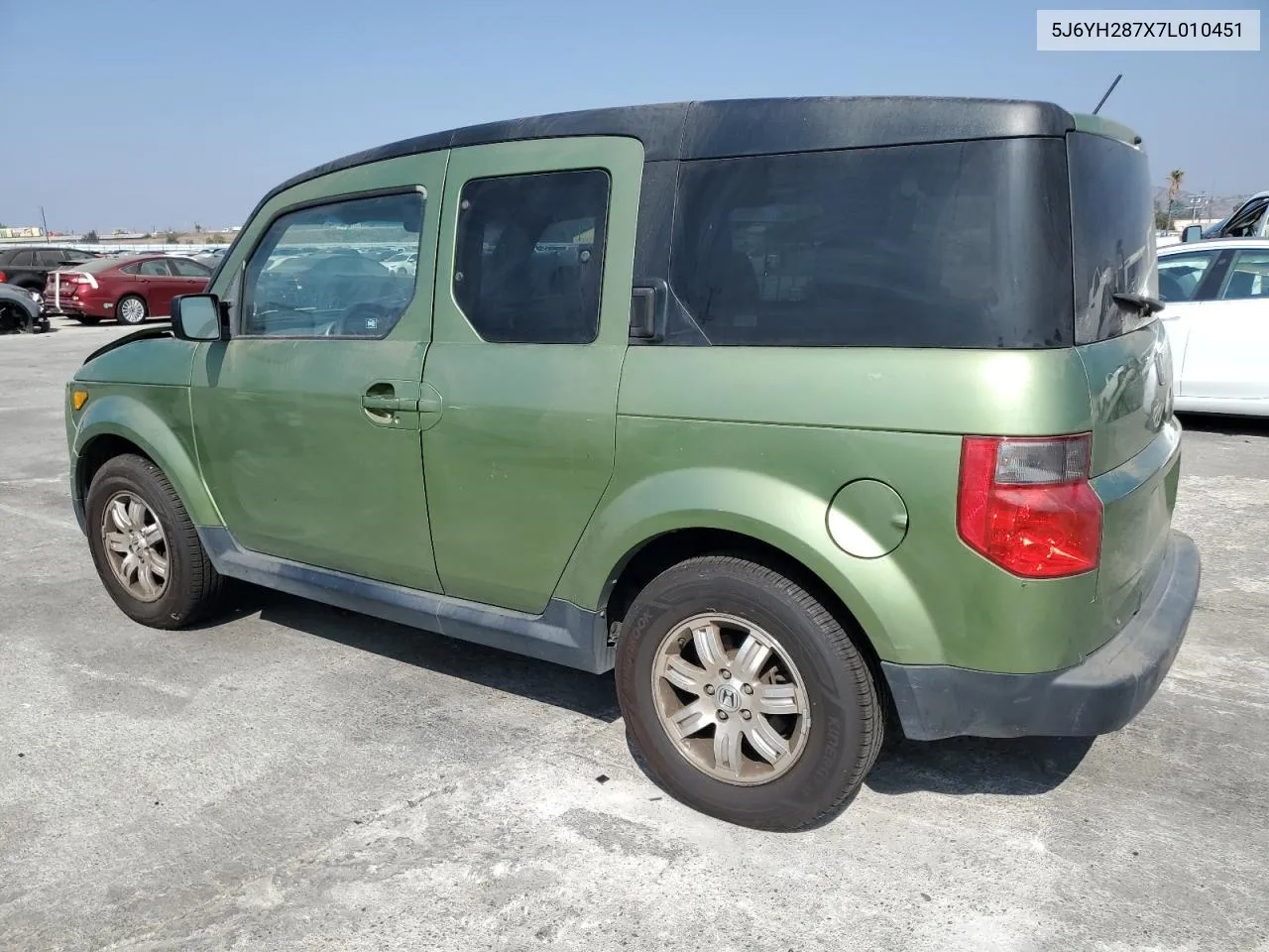 2007 Honda Element Ex VIN: 5J6YH287X7L010451 Lot: 75898034