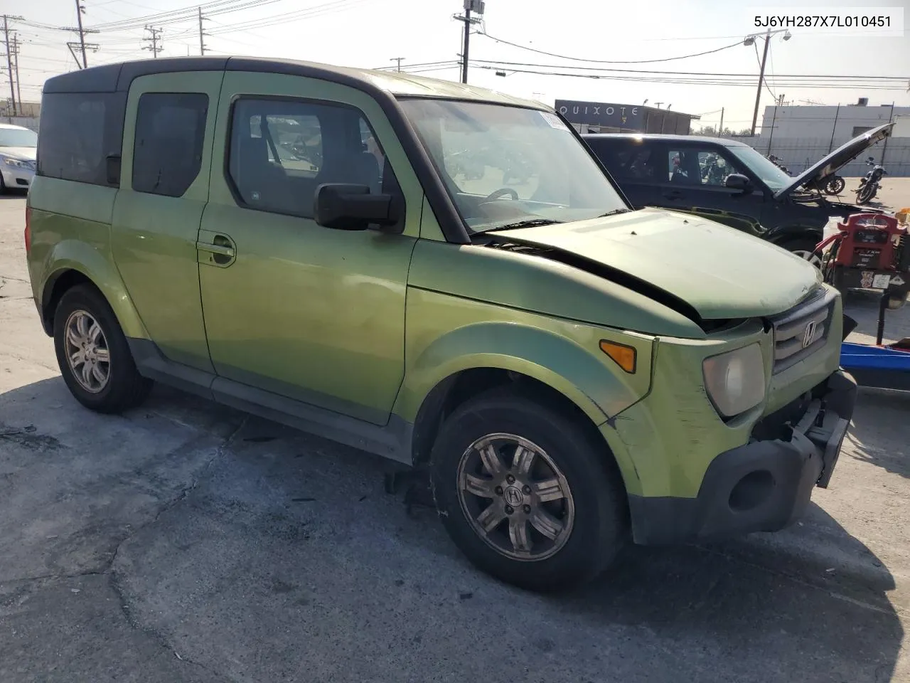 2007 Honda Element Ex VIN: 5J6YH287X7L010451 Lot: 75898034