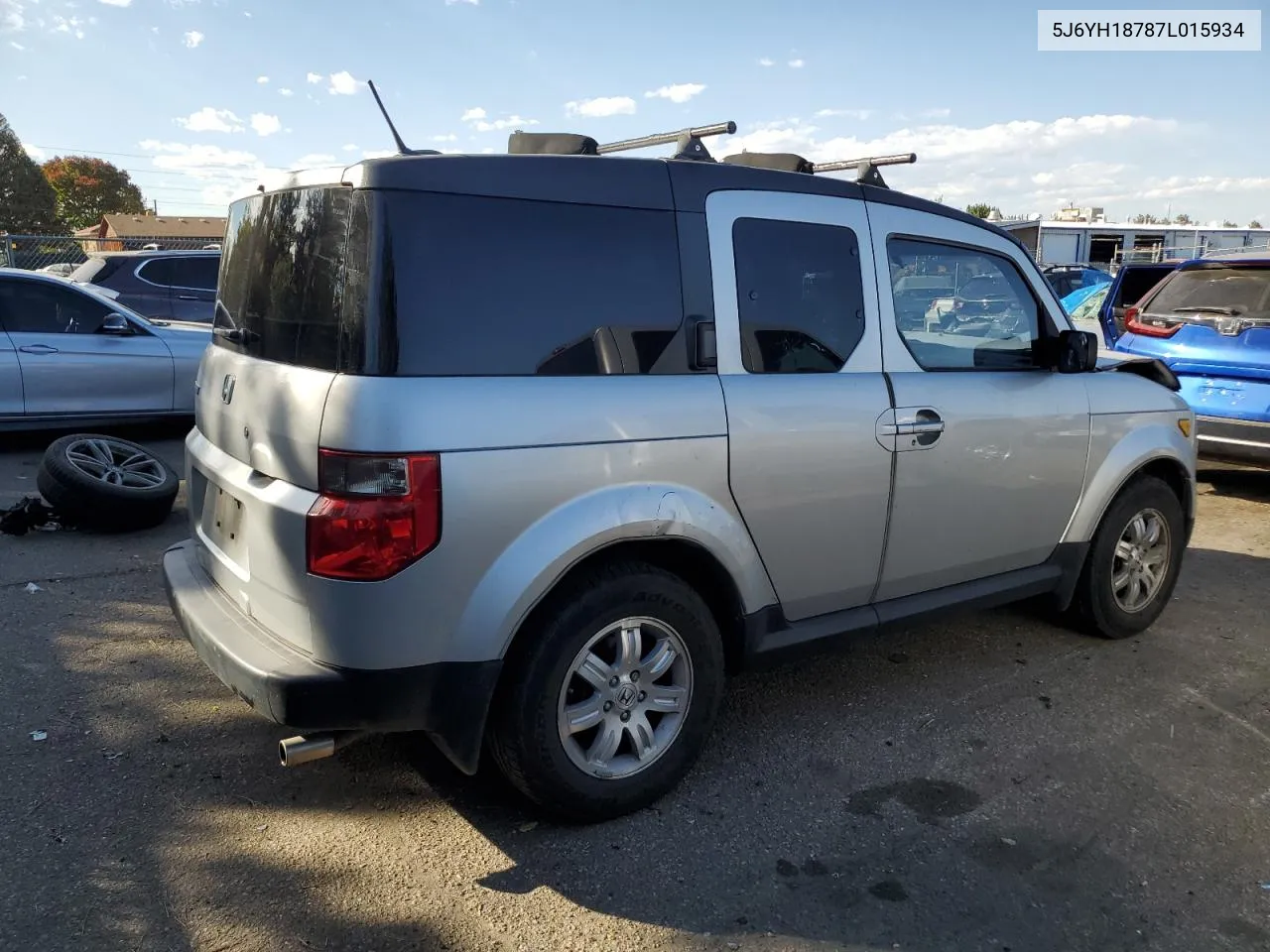 2007 Honda Element Ex VIN: 5J6YH18787L015934 Lot: 76376974