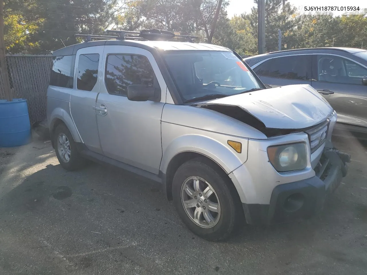 2007 Honda Element Ex VIN: 5J6YH18787L015934 Lot: 76376974