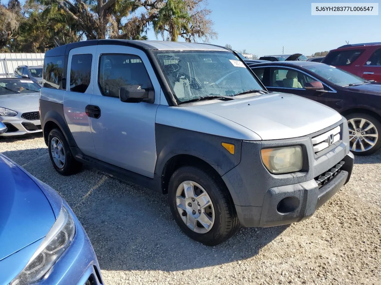 2007 Honda Element Lx VIN: 5J6YH28377L006547 Lot: 76887614