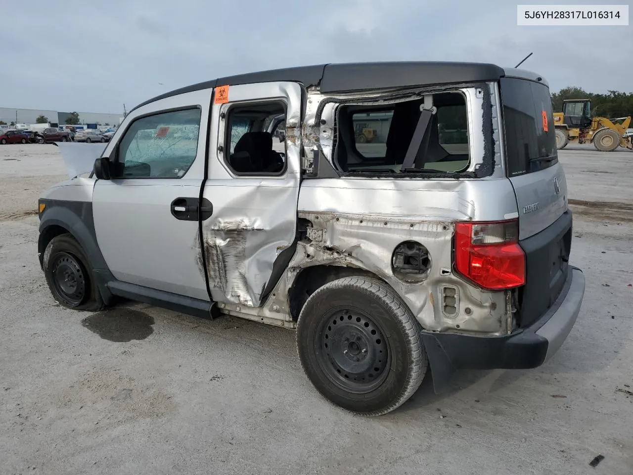 2007 Honda Element Lx VIN: 5J6YH28317L016314 Lot: 77210604