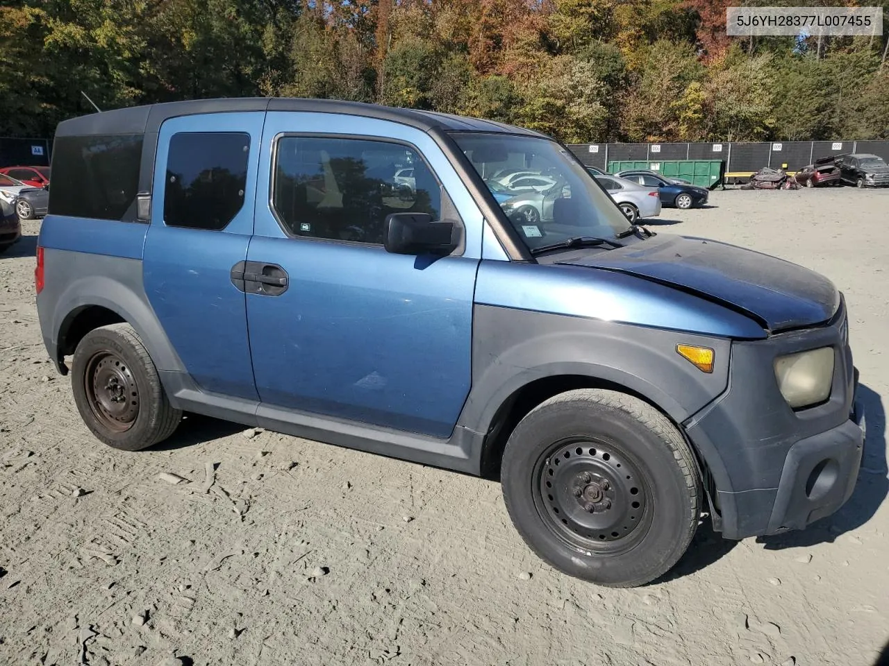 2007 Honda Element Lx VIN: 5J6YH28377L007455 Lot: 77358344