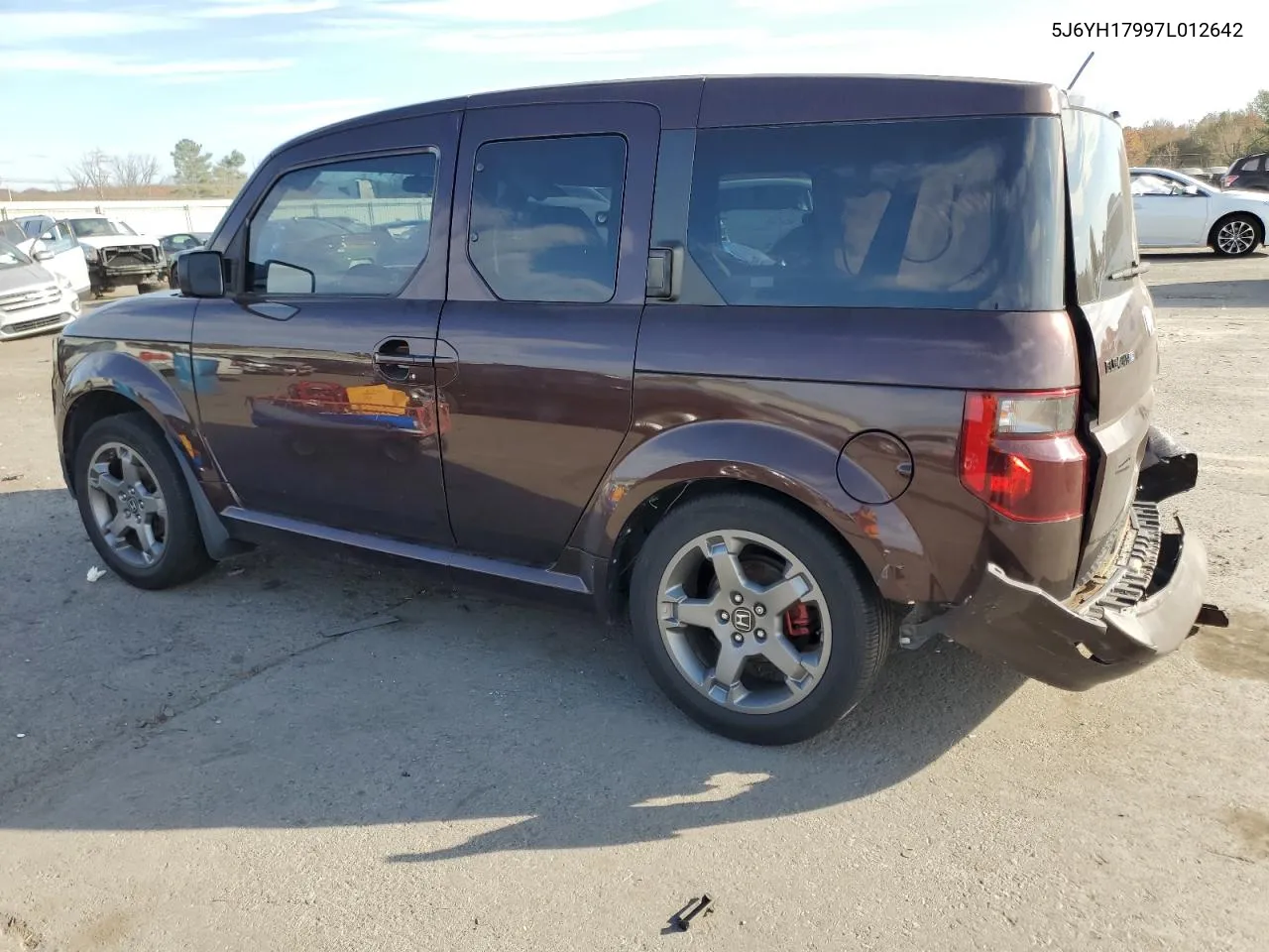 2007 Honda Element Sc VIN: 5J6YH17997L012642 Lot: 78231654