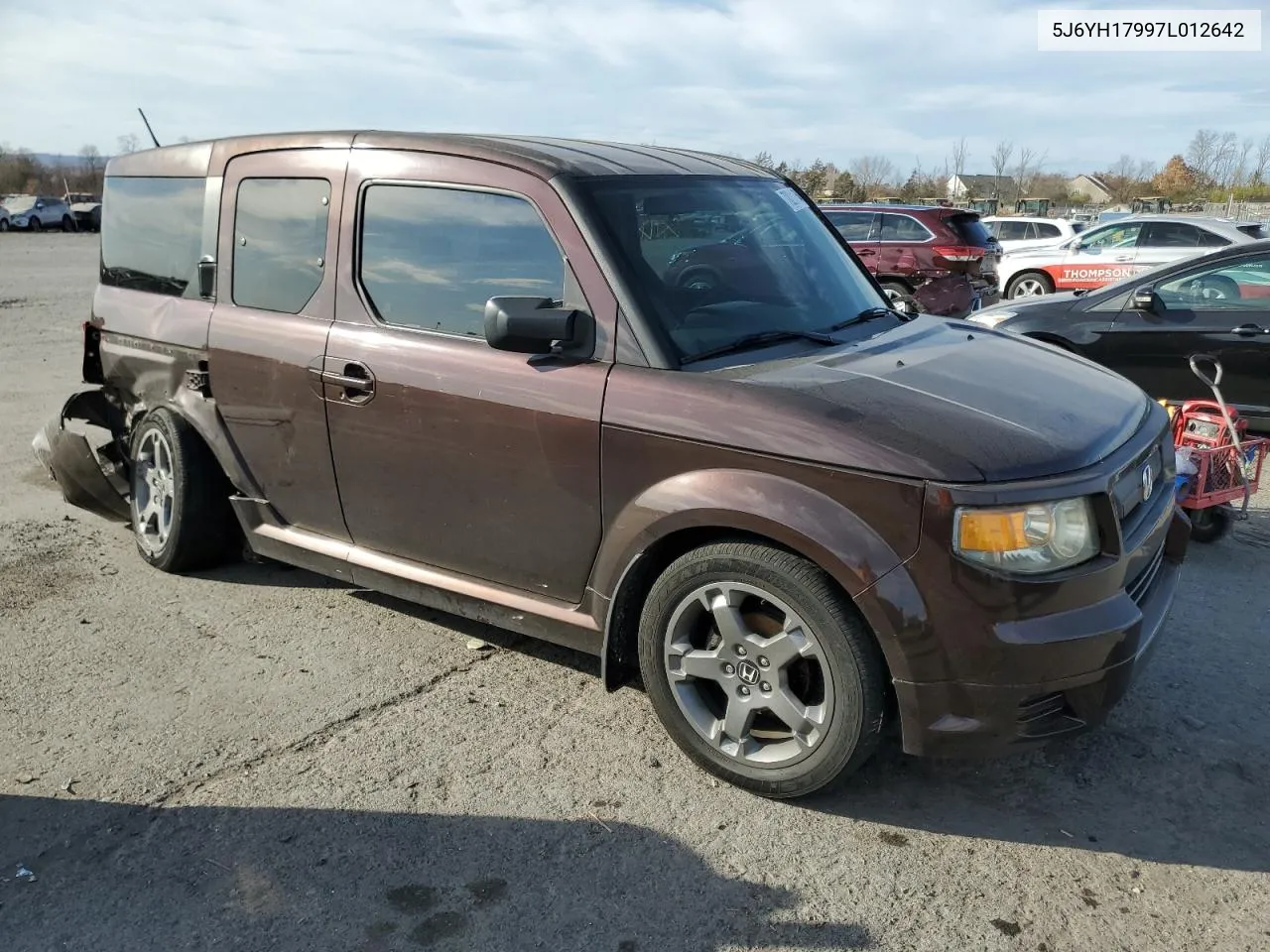 2007 Honda Element Sc VIN: 5J6YH17997L012642 Lot: 78231654