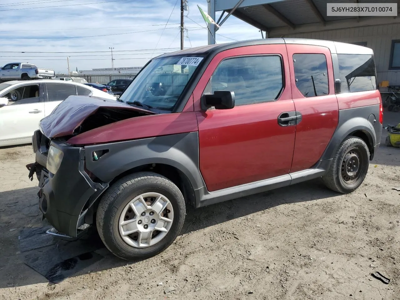 2007 Honda Element Lx VIN: 5J6YH283X7L010074 Lot: 78700774