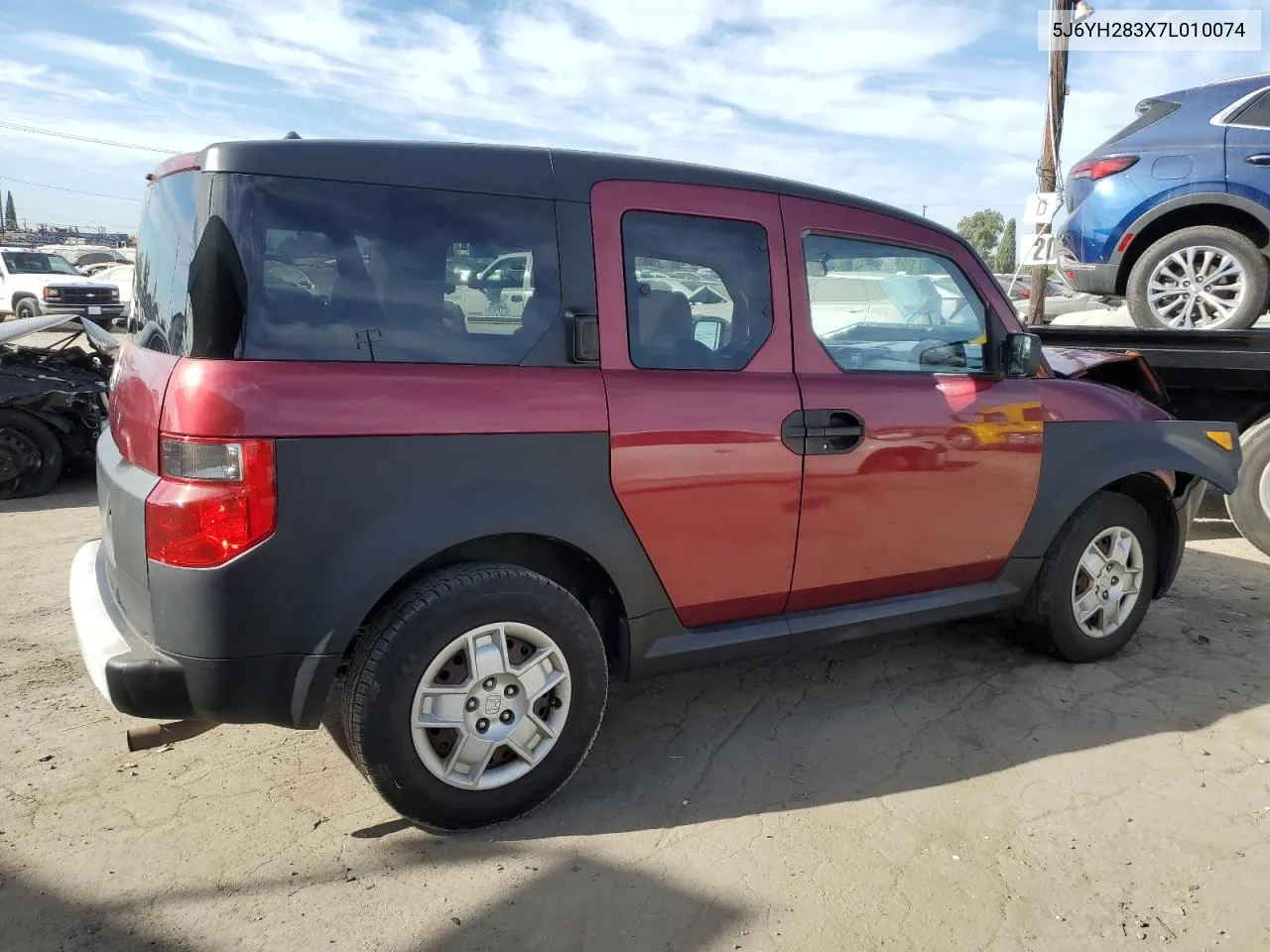 2007 Honda Element Lx VIN: 5J6YH283X7L010074 Lot: 78700774