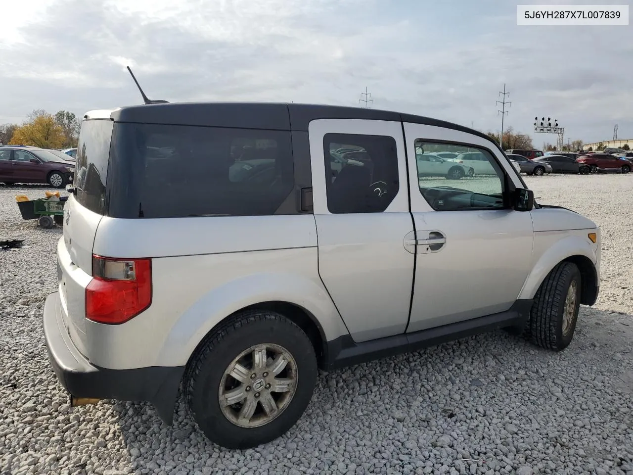 2007 Honda Element Ex VIN: 5J6YH287X7L007839 Lot: 78714994