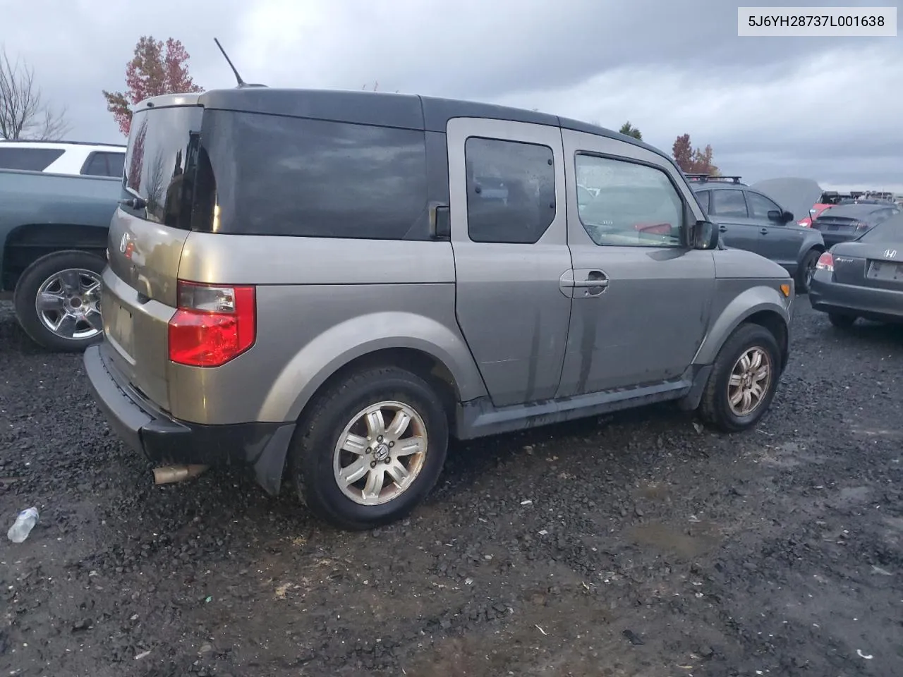 2007 Honda Element Ex VIN: 5J6YH28737L001638 Lot: 80258714