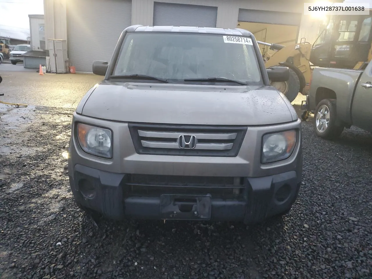 2007 Honda Element Ex VIN: 5J6YH28737L001638 Lot: 80258714