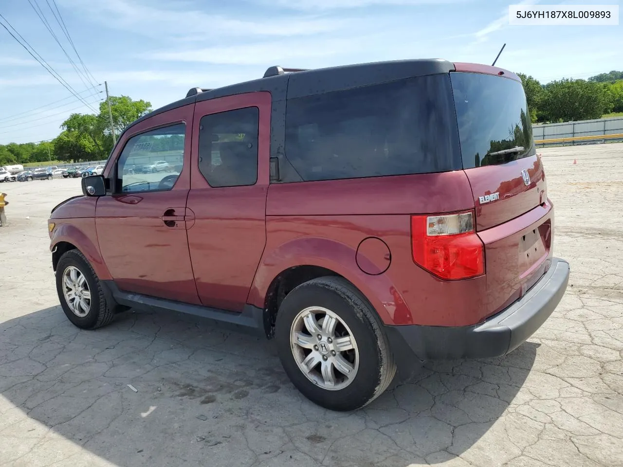 2008 Honda Element Ex VIN: 5J6YH187X8L009893 Lot: 53483774