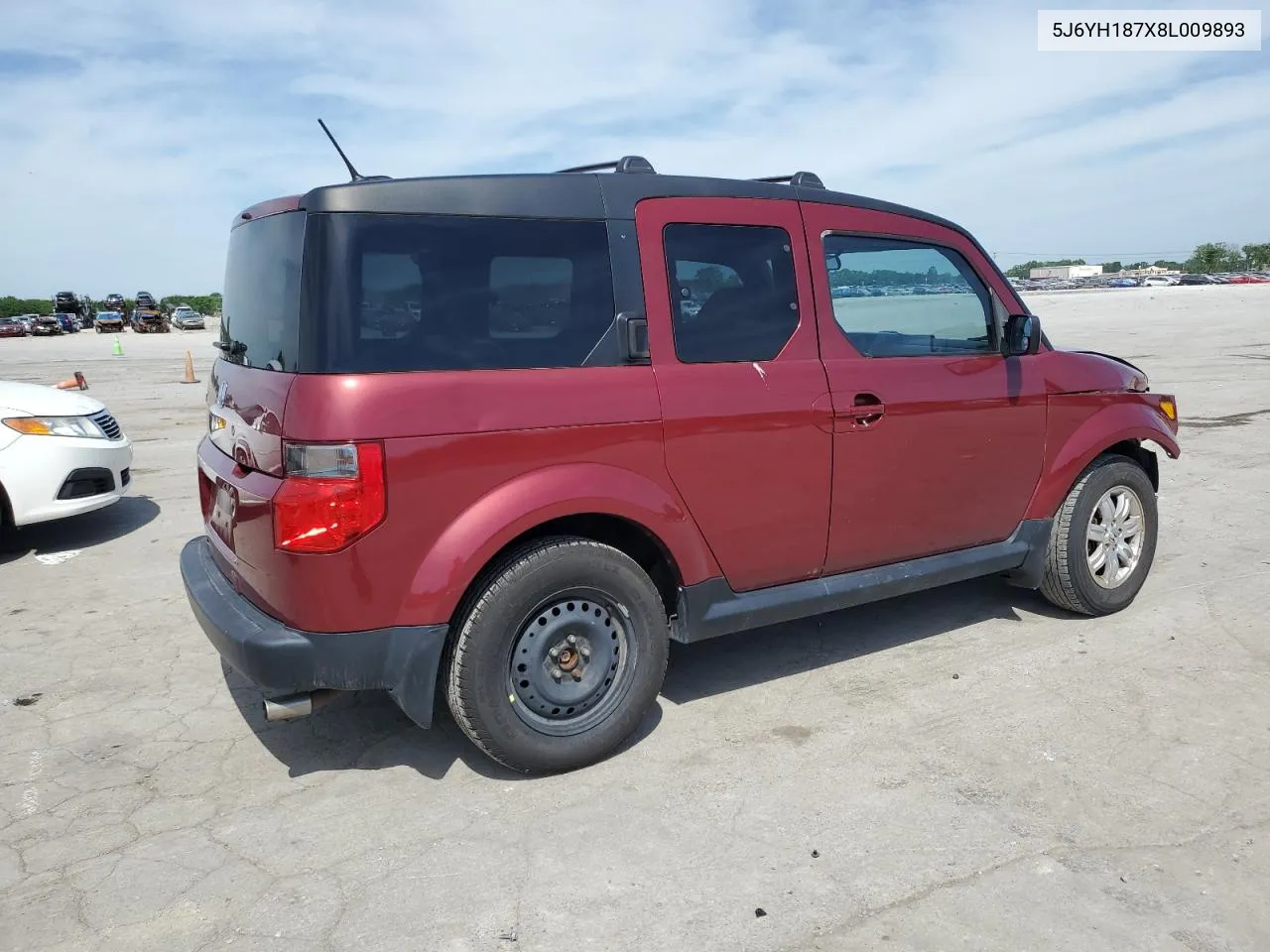 2008 Honda Element Ex VIN: 5J6YH187X8L009893 Lot: 53483774