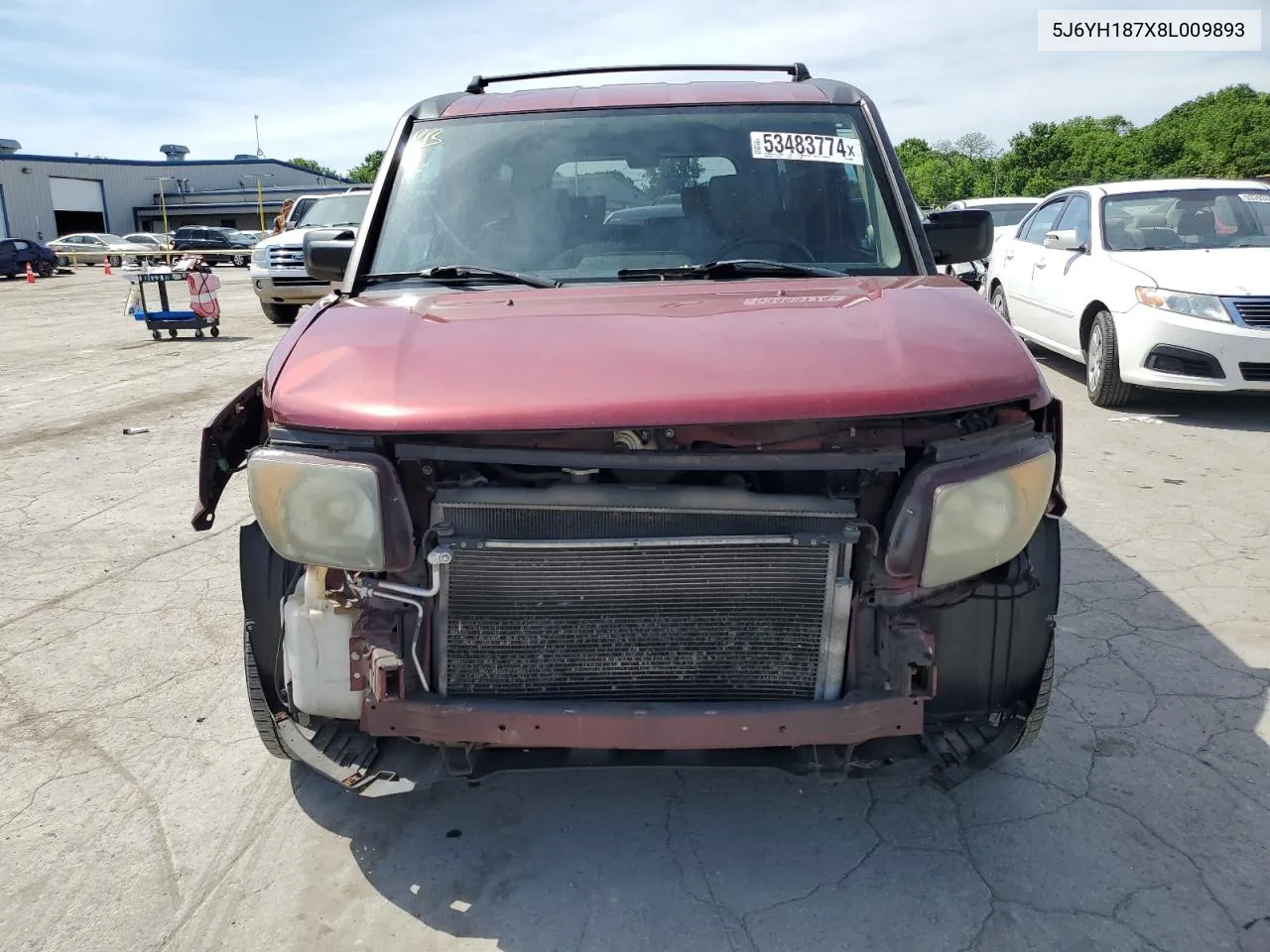 2008 Honda Element Ex VIN: 5J6YH187X8L009893 Lot: 53483774