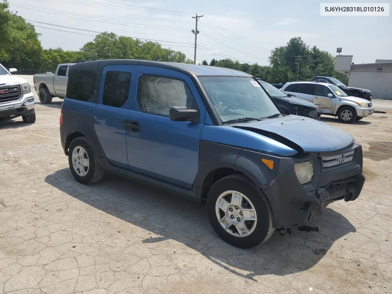 2008 Honda Element Lx VIN: 5J6YH28318L010126 Lot: 63443664