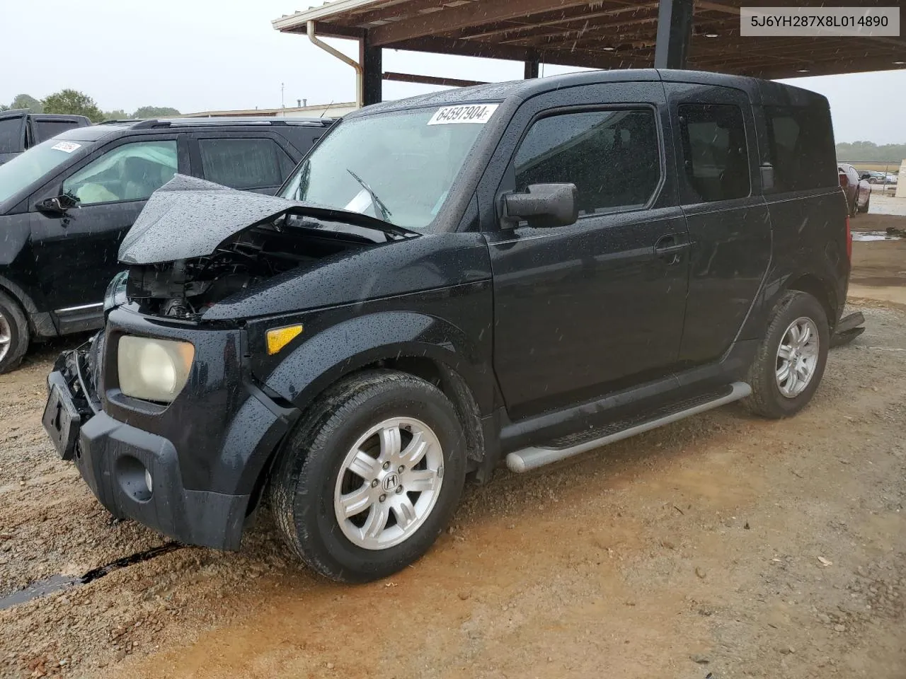 2008 Honda Element Ex VIN: 5J6YH287X8L014890 Lot: 64597904