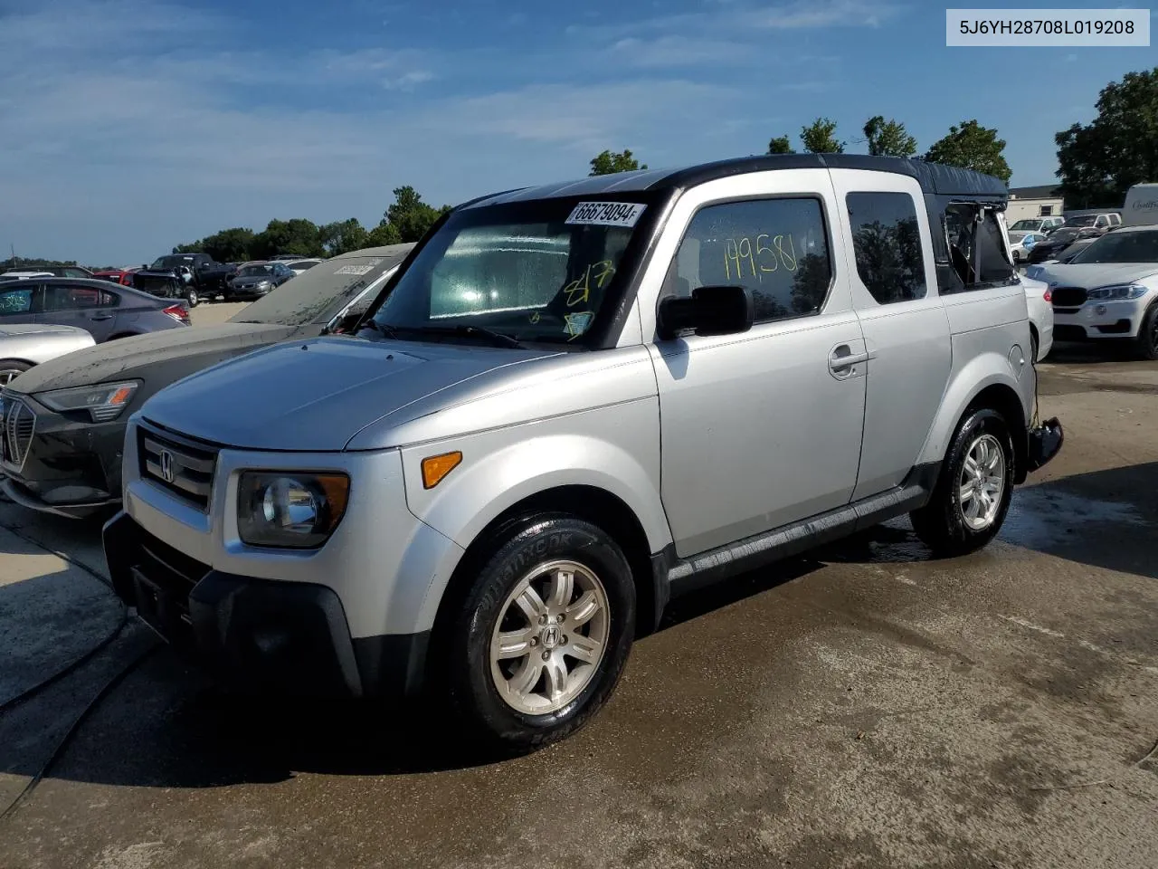 5J6YH28708L019208 2008 Honda Element Ex