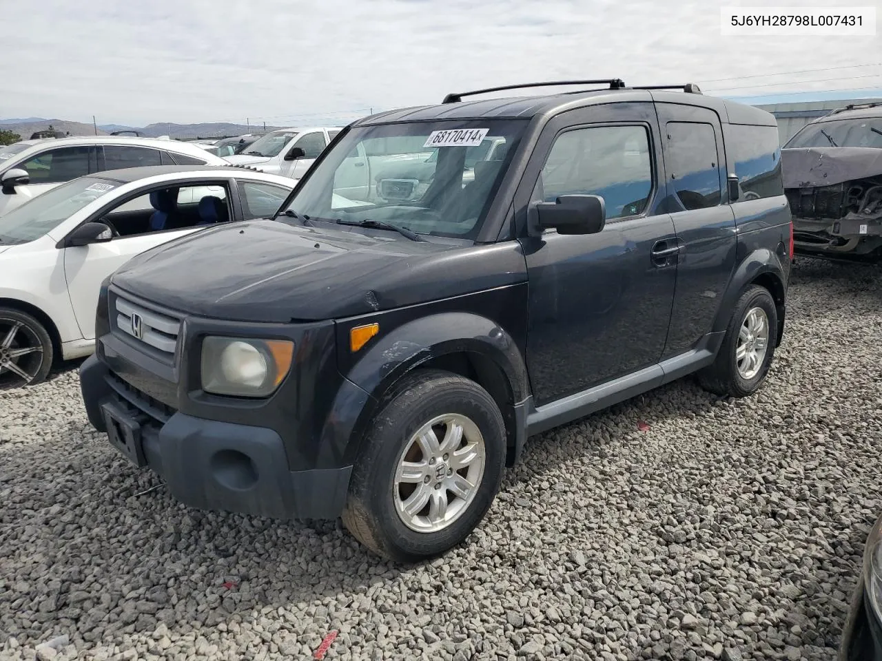 2008 Honda Element Ex VIN: 5J6YH28798L007431 Lot: 68170414