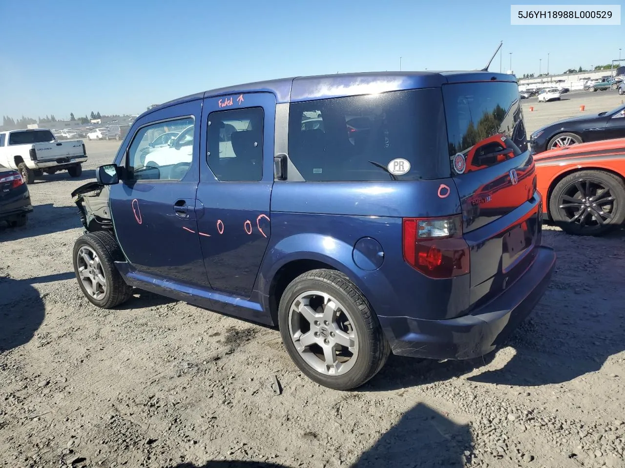 2008 Honda Element Sc VIN: 5J6YH18988L000529 Lot: 70098794