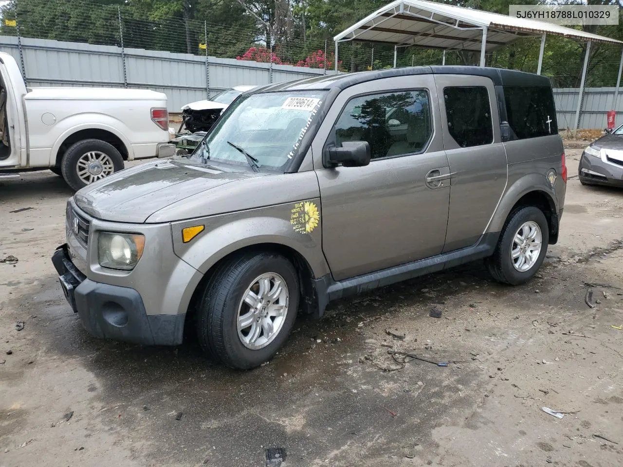 2008 Honda Element Ex VIN: 5J6YH18788L010329 Lot: 70799614