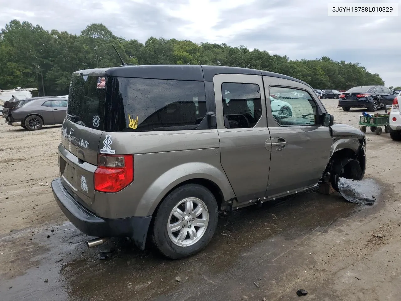 2008 Honda Element Ex VIN: 5J6YH18788L010329 Lot: 70799614