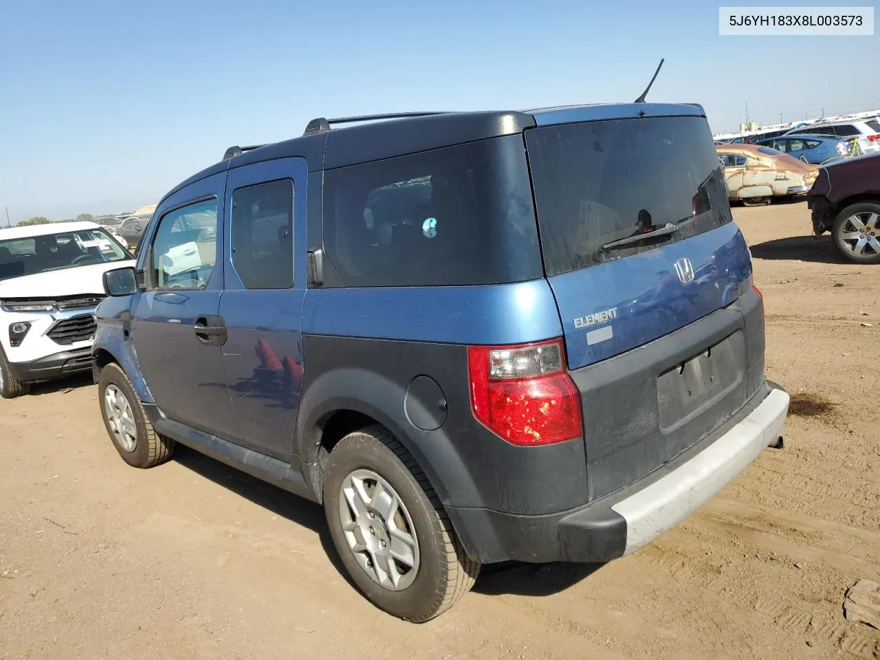 2008 Honda Element Lx VIN: 5J6YH183X8L003573 Lot: 70830884