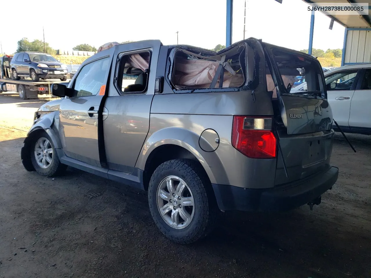 2008 Honda Element Ex VIN: 5J6YH28738L000085 Lot: 72640404